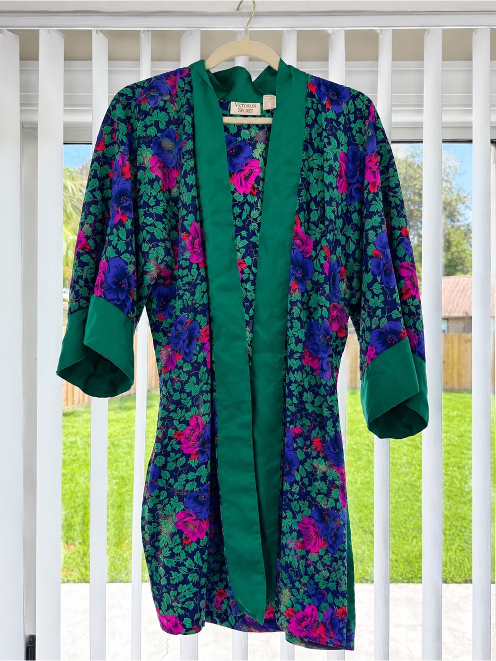 Vintage Victoria’s secret Tropical Floral Robe